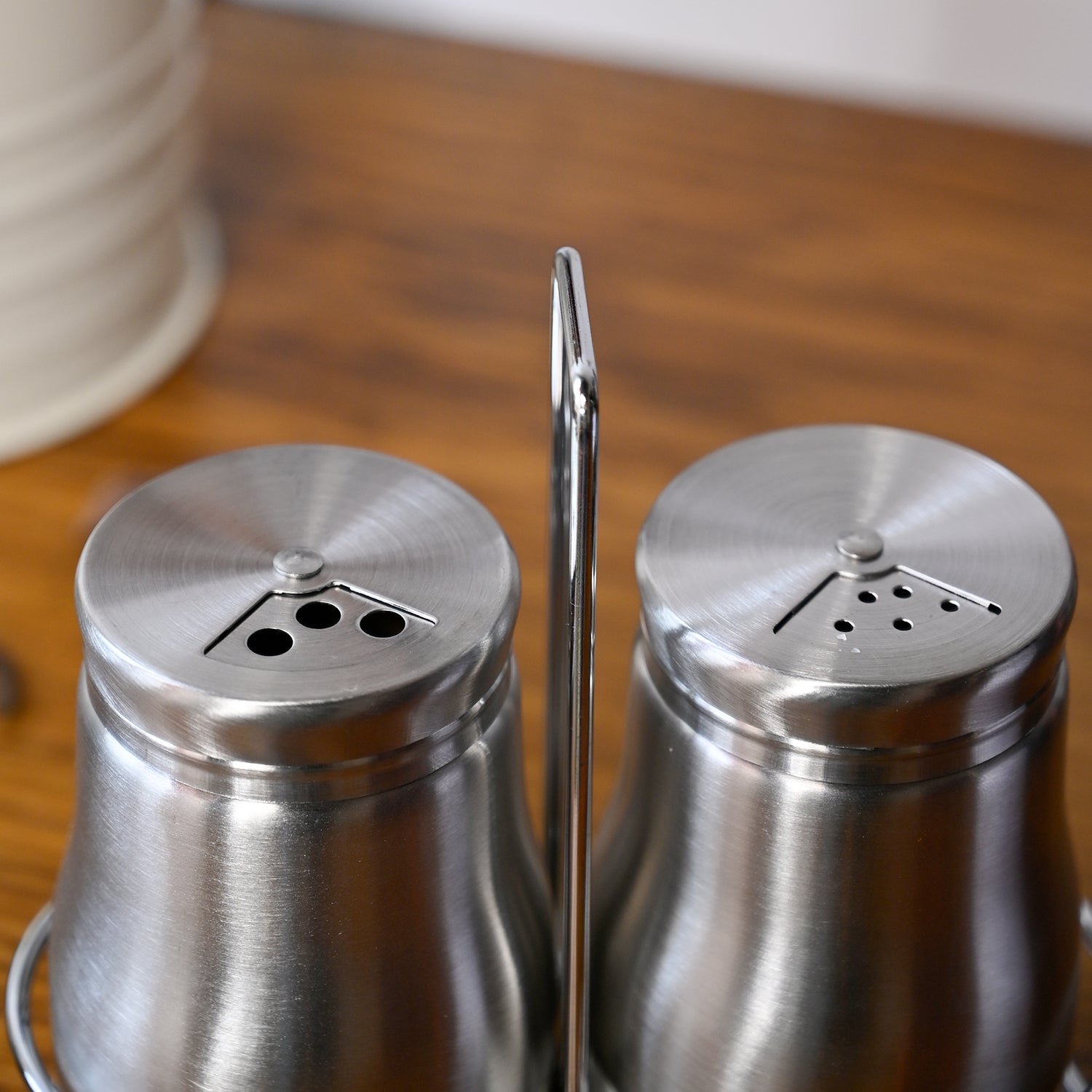 VON CASA Salt & Pepper 150ml - Silver Stainless Steel Glossy Finish