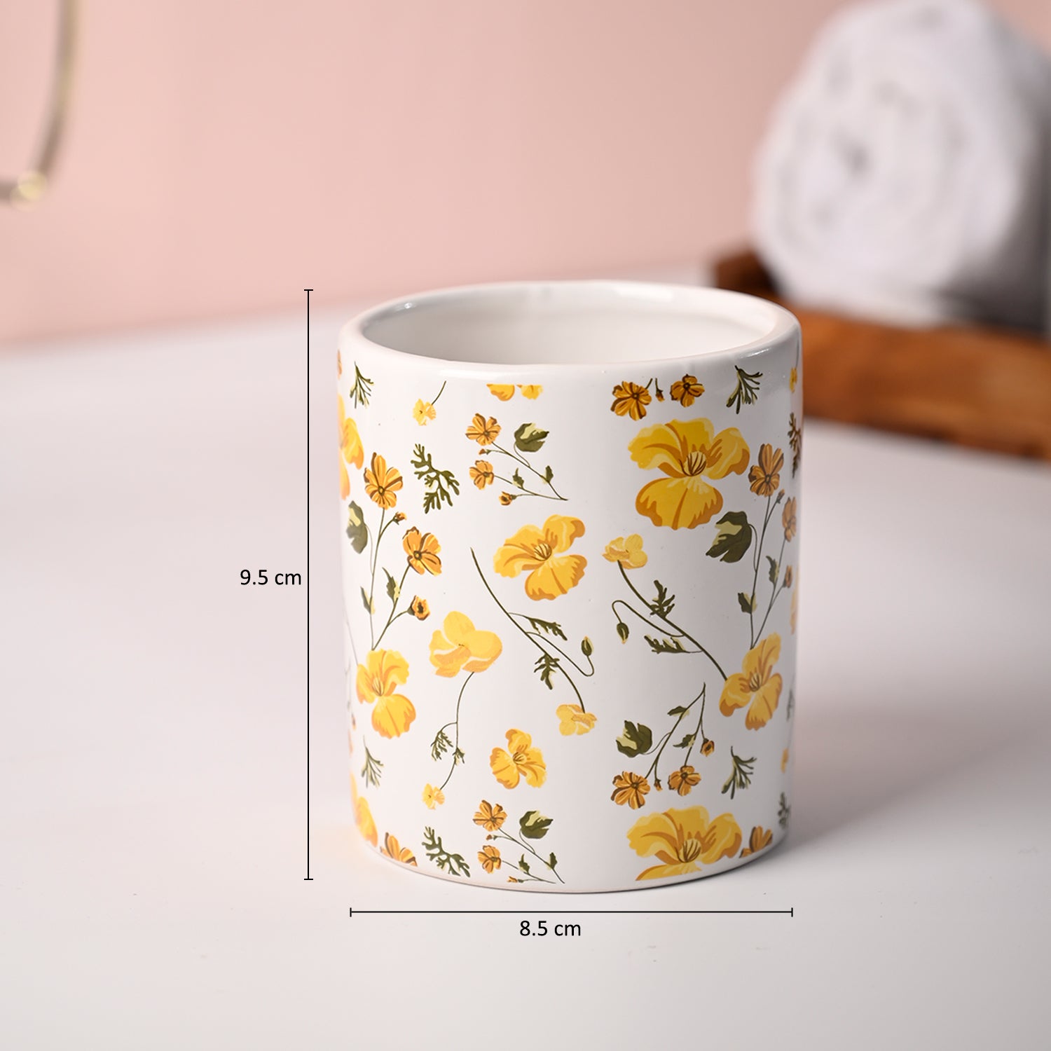 VON CASA 3Pcs Printed Ceramic Bathroom Set