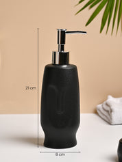 VON CASA 3Pcs Black Ceramic Bathroom Set - MARKET99