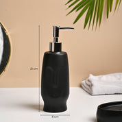 VON CASA 3Pcs Black Ceramic Bathroom Set