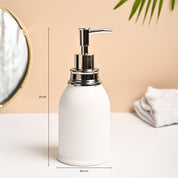 VON CASA White Ceramic Soap Dispenser - 480ml