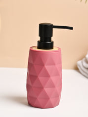 VON CASA Pink Plastic Soap Dispenser - 250ml - MARKET99