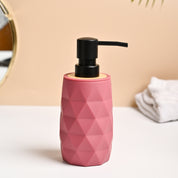 VON CASA Pink Plastic Soap Dispenser - 250ml