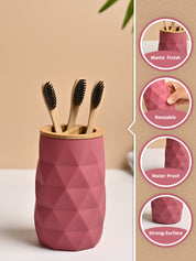 VON CASA Pink Toothbrush Holder - MARKET99