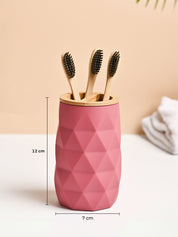 VON CASA Pink Toothbrush Holder - MARKET99