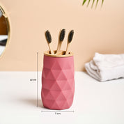 VON CASA Pink Toothbrush Holder