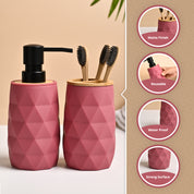 VON CASA 2Pcs Plastic Bathroom Set