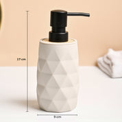 VON CASA Grey Plastic Soap Dispenser - 250ml