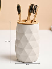 VON CASA Grey toothbrush Holder - MARKET99