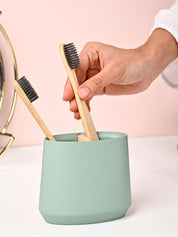 VON CASA Green Polyresin Toothbrush Holder - MARKET99