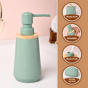VON CASA Green Polyresin Soap Dispenser - 180ml