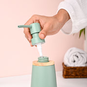 VON CASA Green Polyresin Soap Dispenser - 180ml