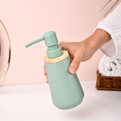VON CASA Green Polyresin Soap Dispenser - 180ml