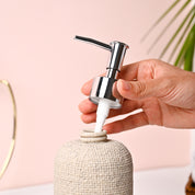VON CASA Off-White Polyresin Soap Dispenser - 310ml