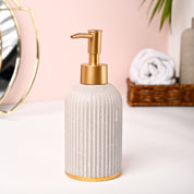 VON CASA Off-White Polyresin Soap Dispenser - 212ml