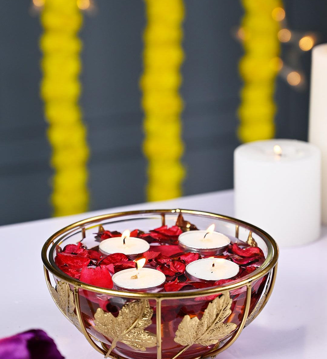 VON CASA Glass Bowl With Stand - MARKET99