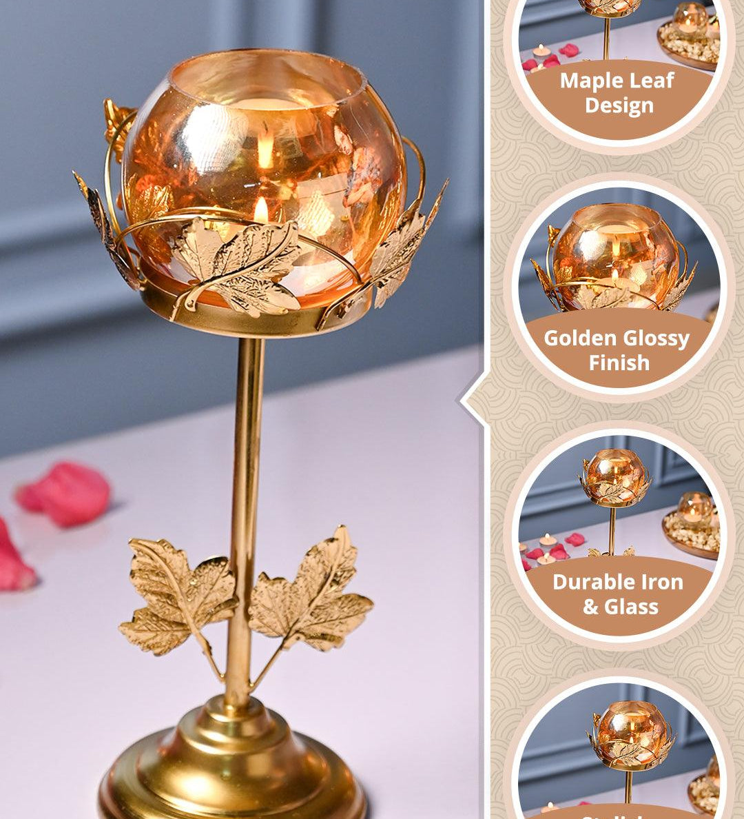 VON CASA Votive with Metal Stand - MARKET99