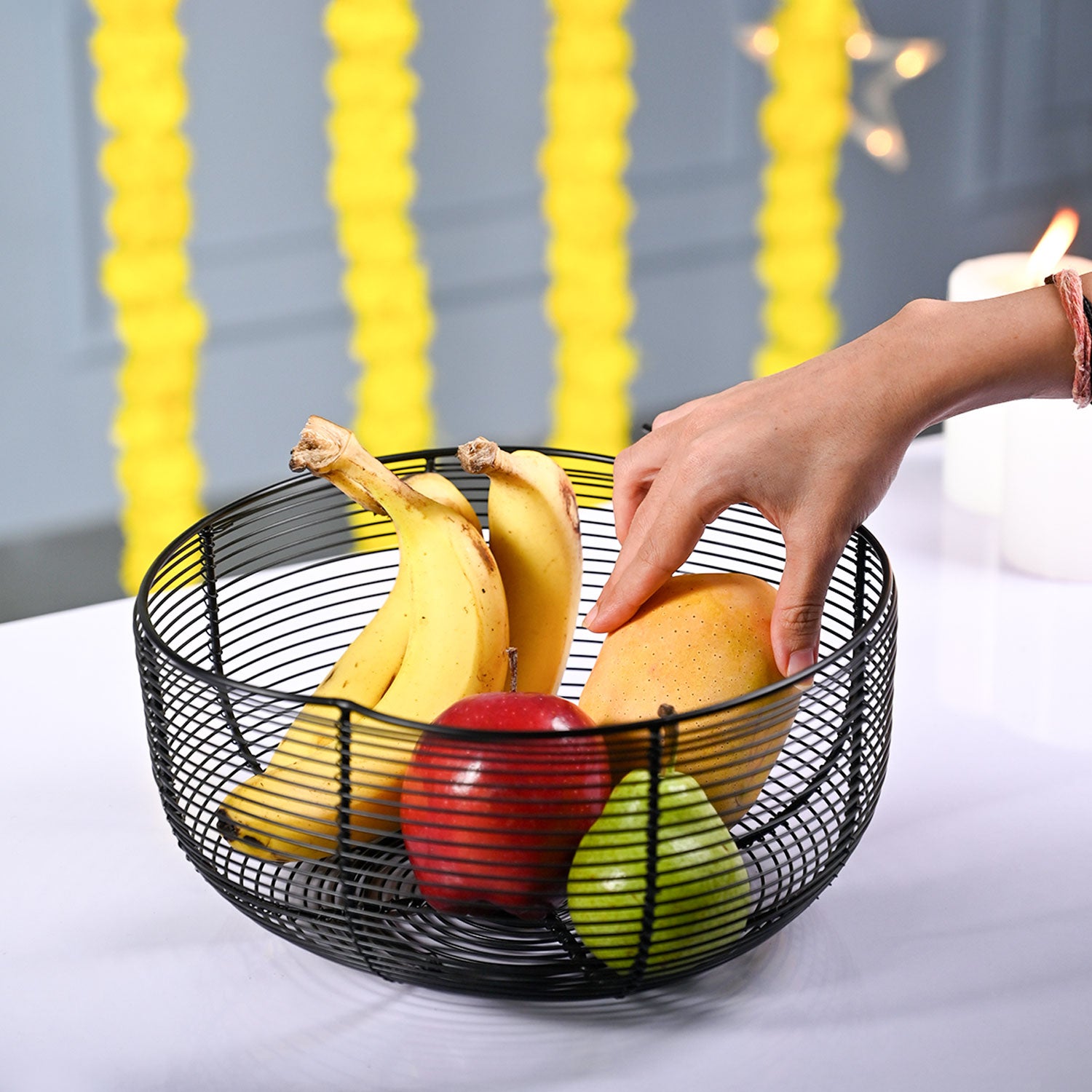 VON CASA Fruit & Vegtable Storage Basket - Half Apple