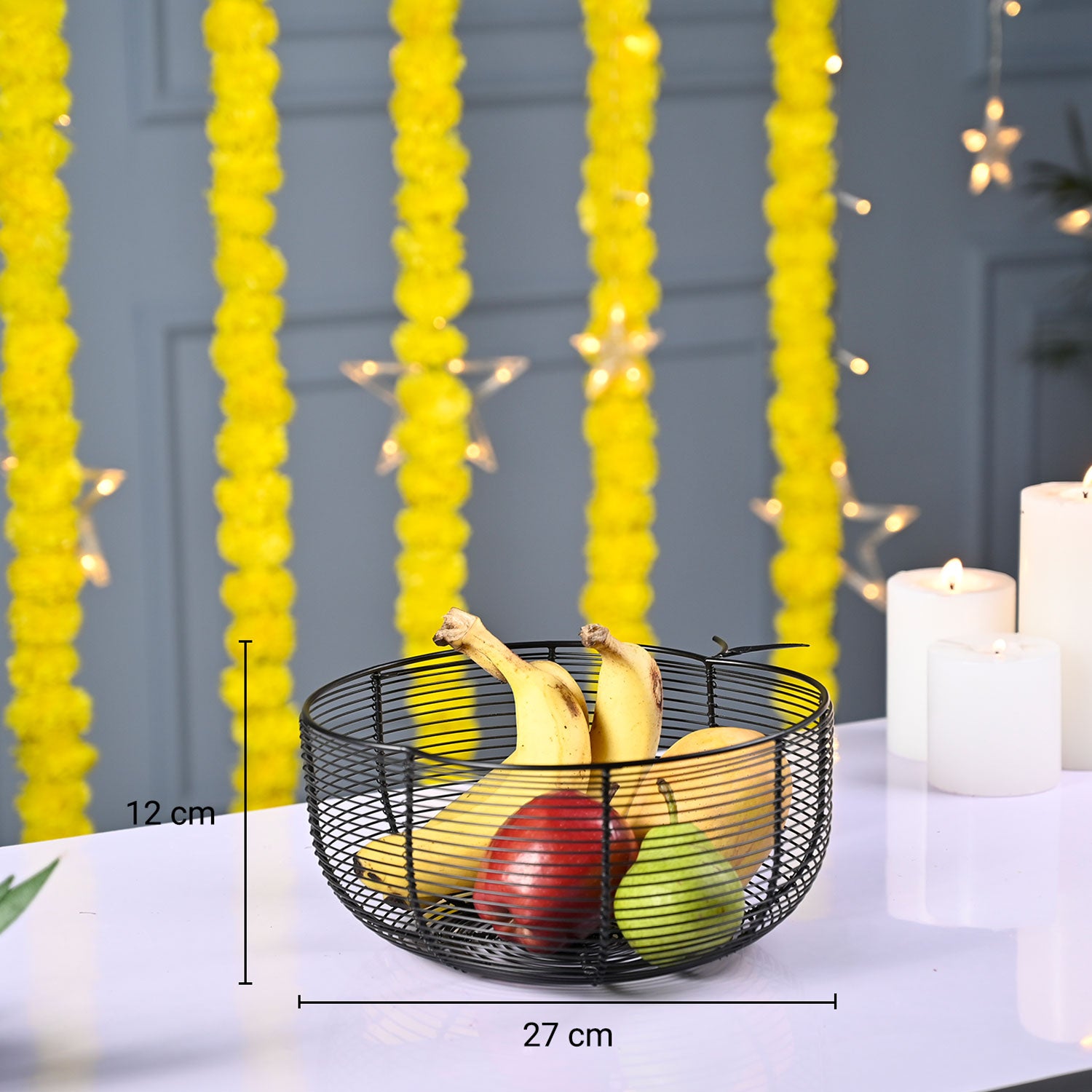 VON CASA Fruit & Vegtable Storage Basket - Half Apple
