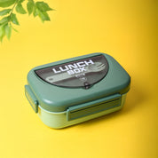 Fresh Green Lunch Set: 1 Spoon, 1 Fork & 1 Box