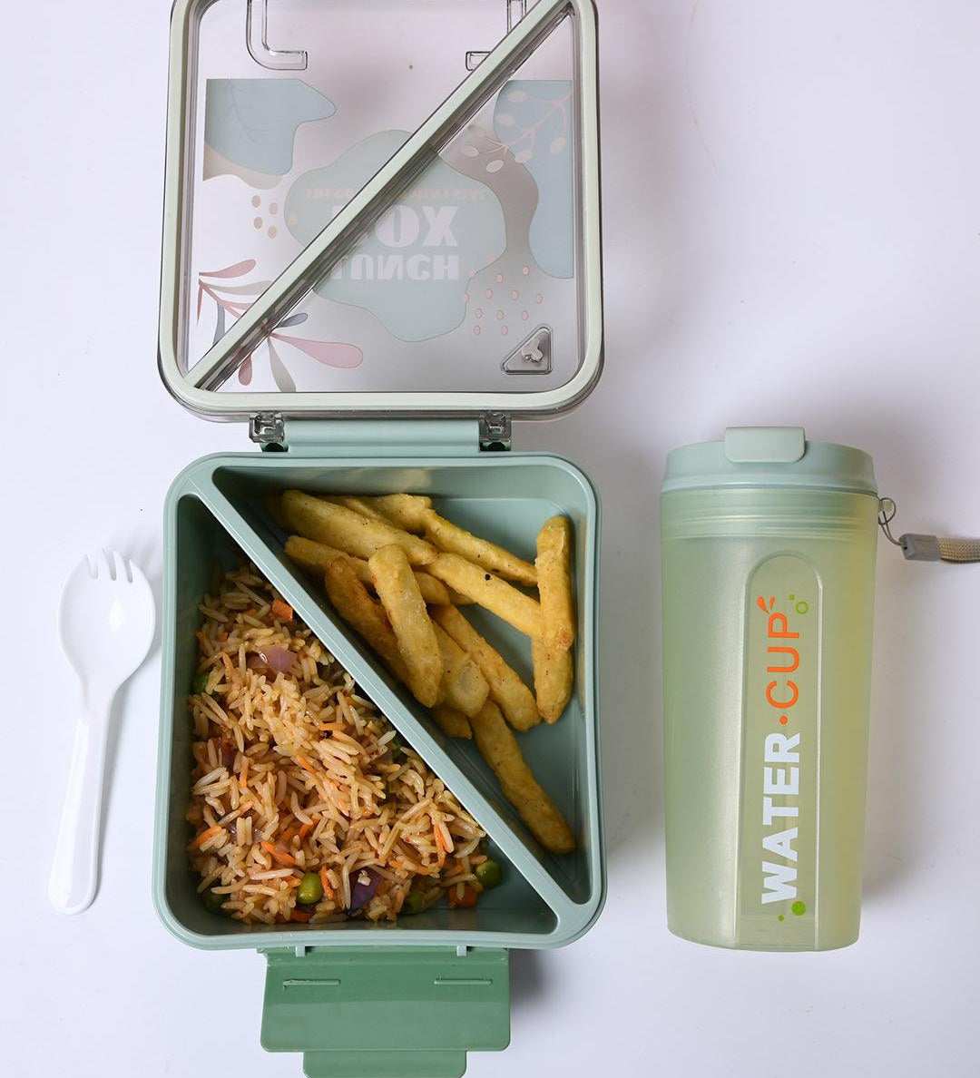 Mint Green Lunch Box Set - Fresh and Invigorating - MARKET99
