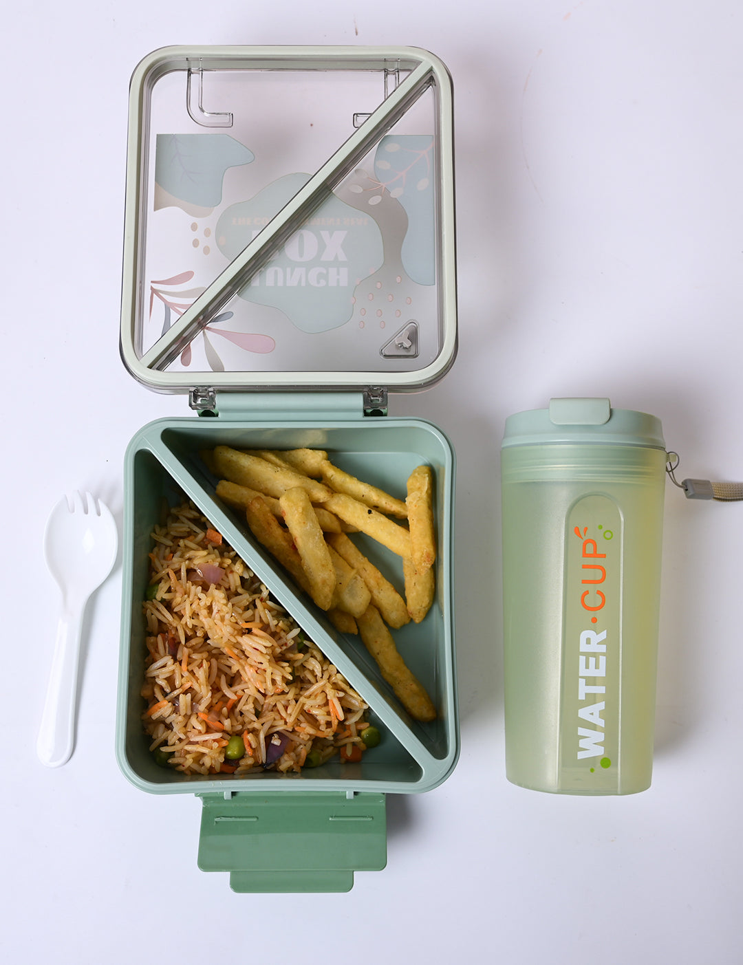 Mint Green Lunch Box Set - Fresh and Invigorating - MARKET99