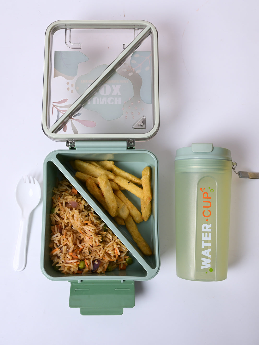 Mint Green Lunch Box Set - Fresh and Invigorating - MARKET99