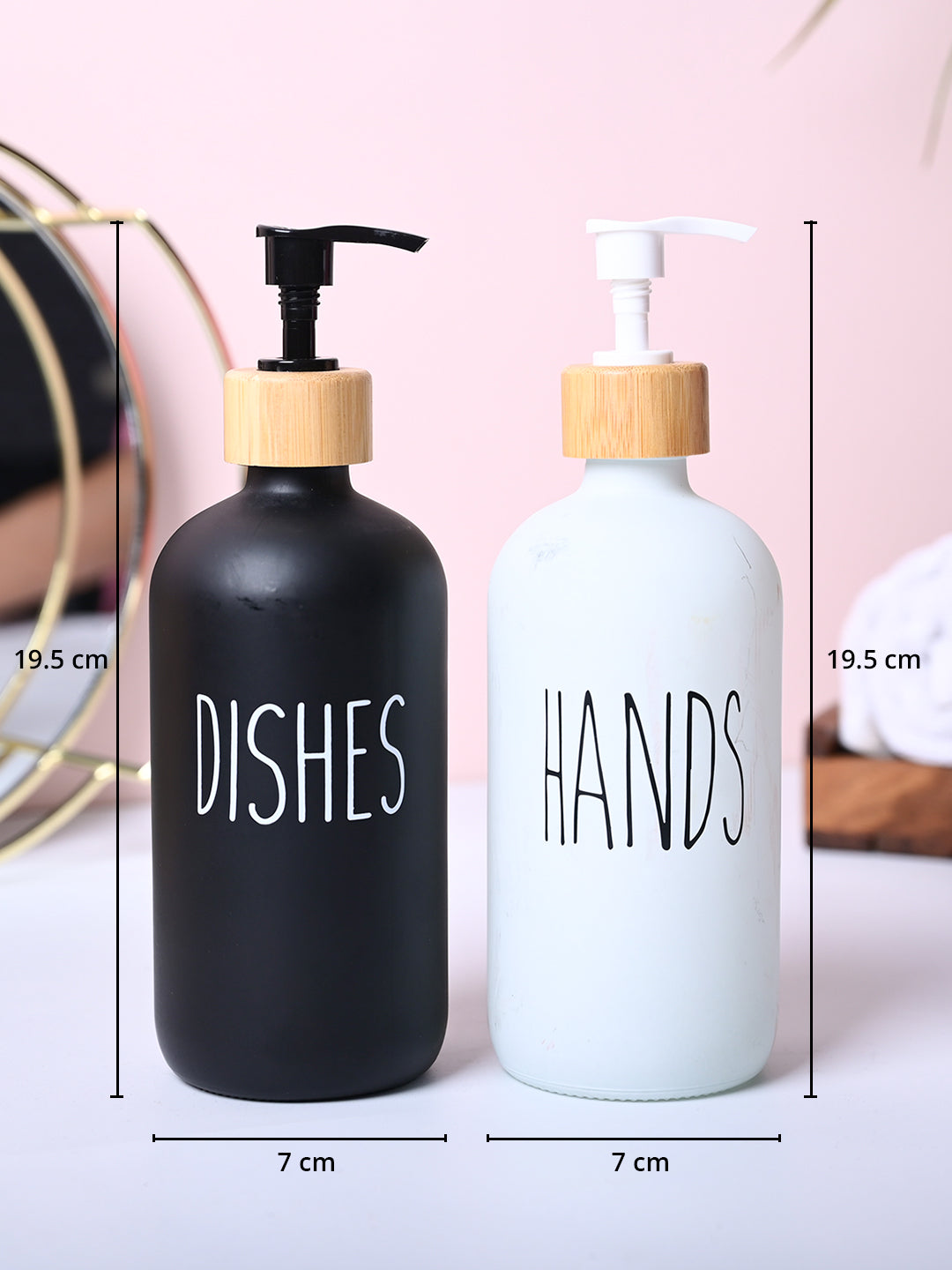 Durable Soap Dispenser Set of 2 - Hands & Dishes - MARKET99