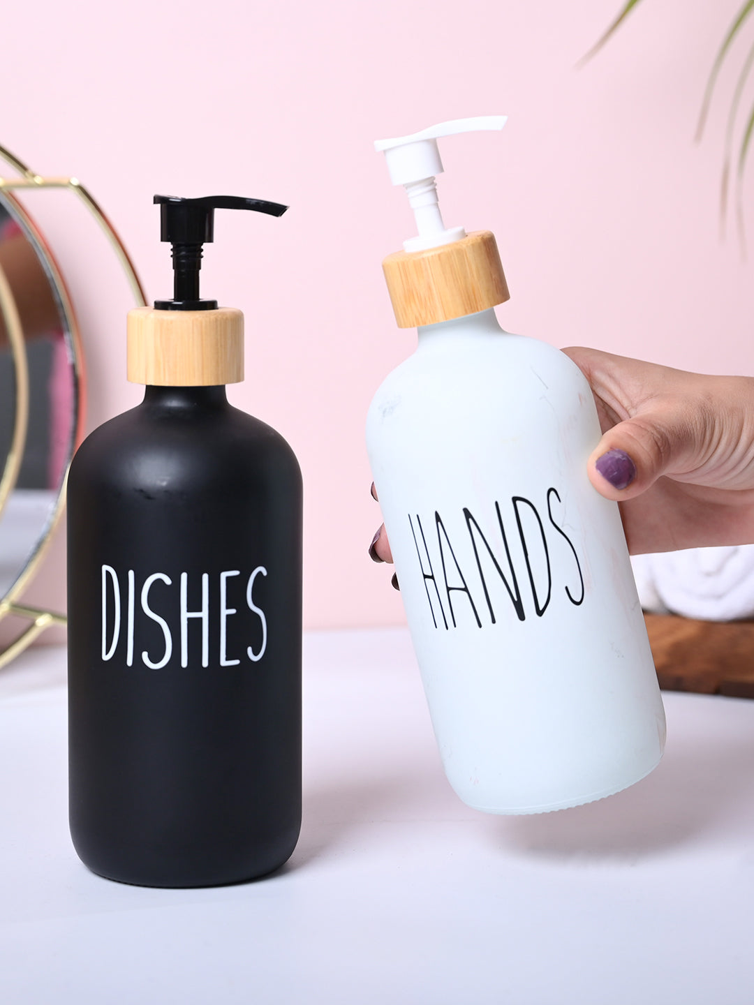 Durable Soap Dispenser Set of 2 - Hands & Dishes - MARKET99