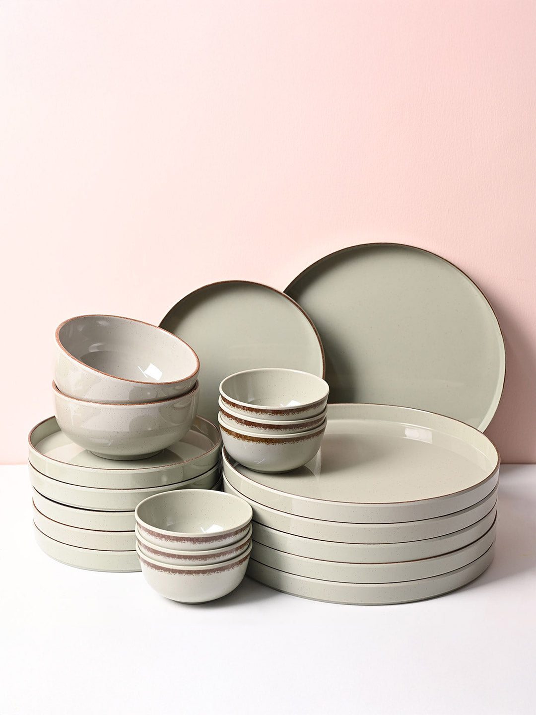 Market99  Rusty Green Plato Dinner Set - 20 Pcs