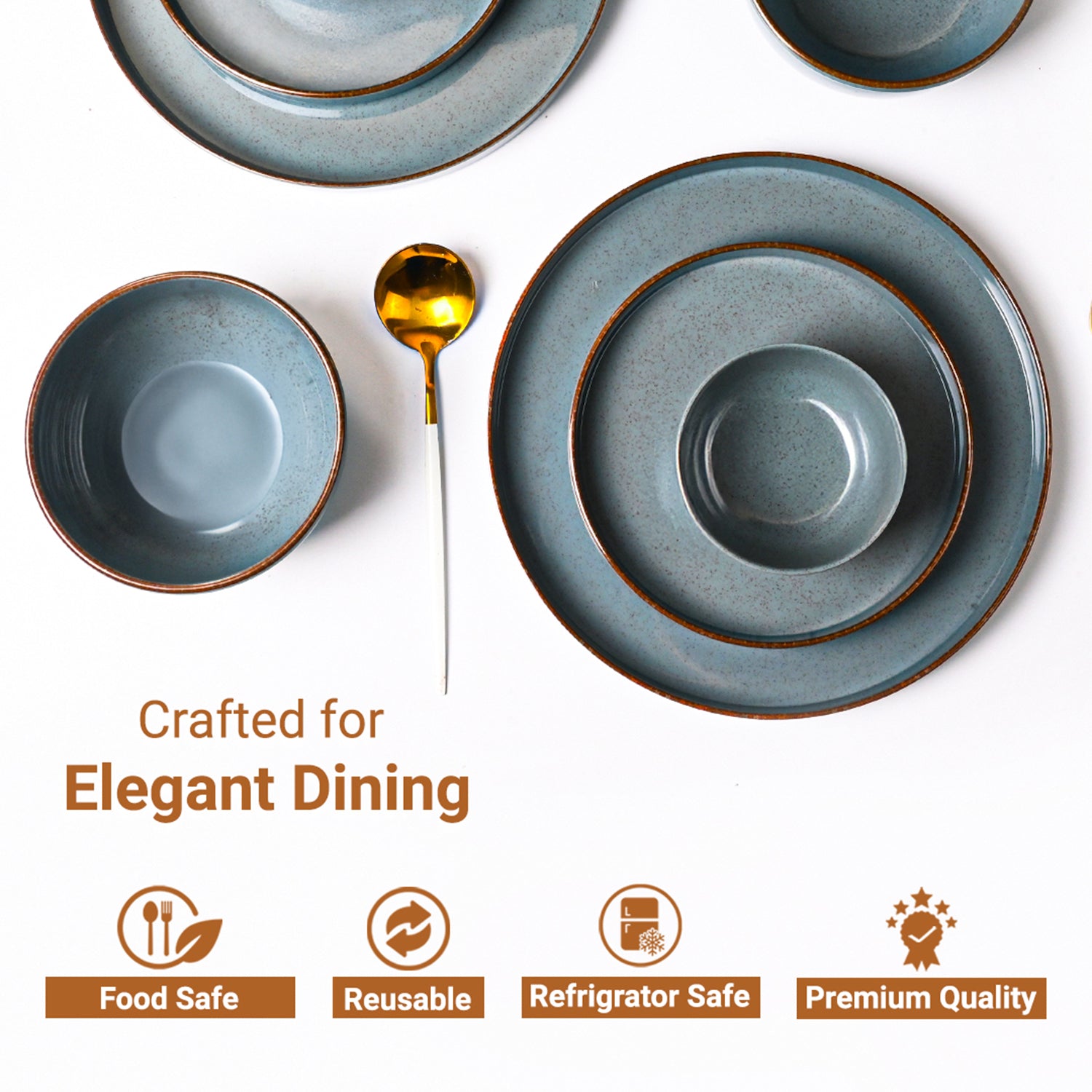 Market99  Blue Haven Plato Dinner Set - 20 Pcs