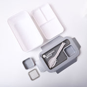 Grey Lunch Box Set (1200ml + 40ml)