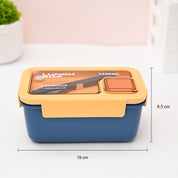 Yellow & Blue Lunch Box Set (1200ml + 40ml)