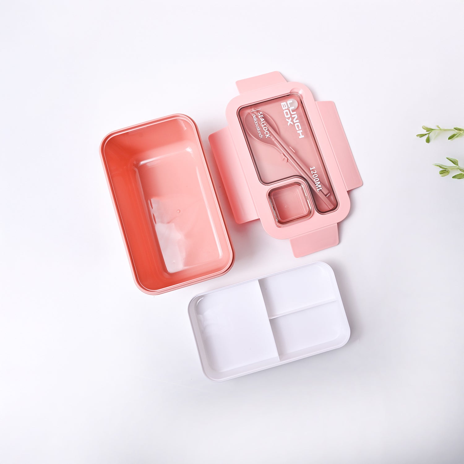 Pink Lunch Box Set (1200ml + 40ml)