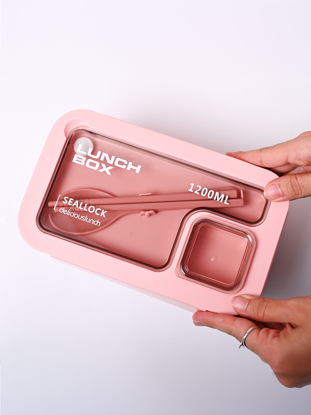 Pink Lunch Box Set (1200ml + 40ml) - MARKET99