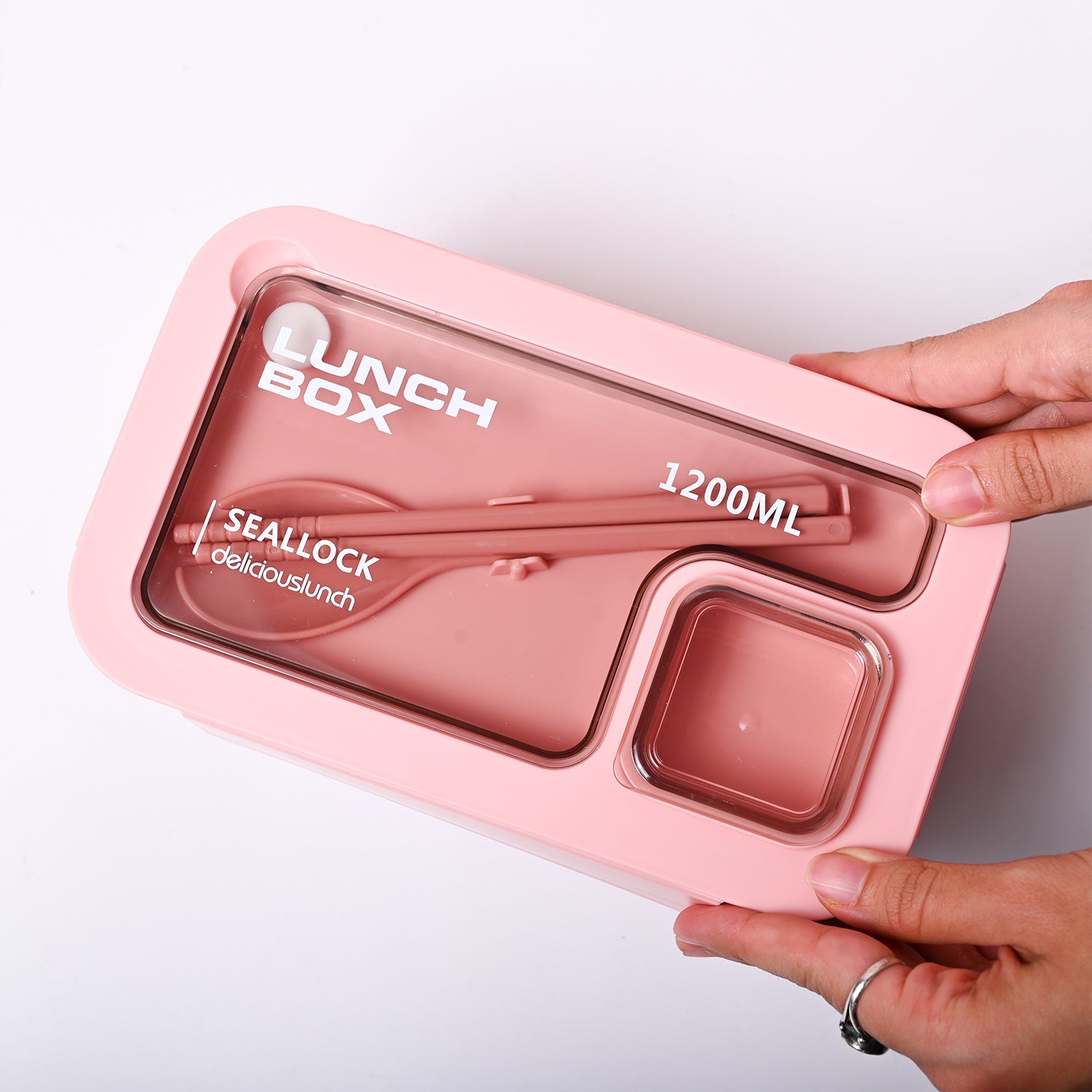 Pink Lunch Box Set (1200ml + 40ml)