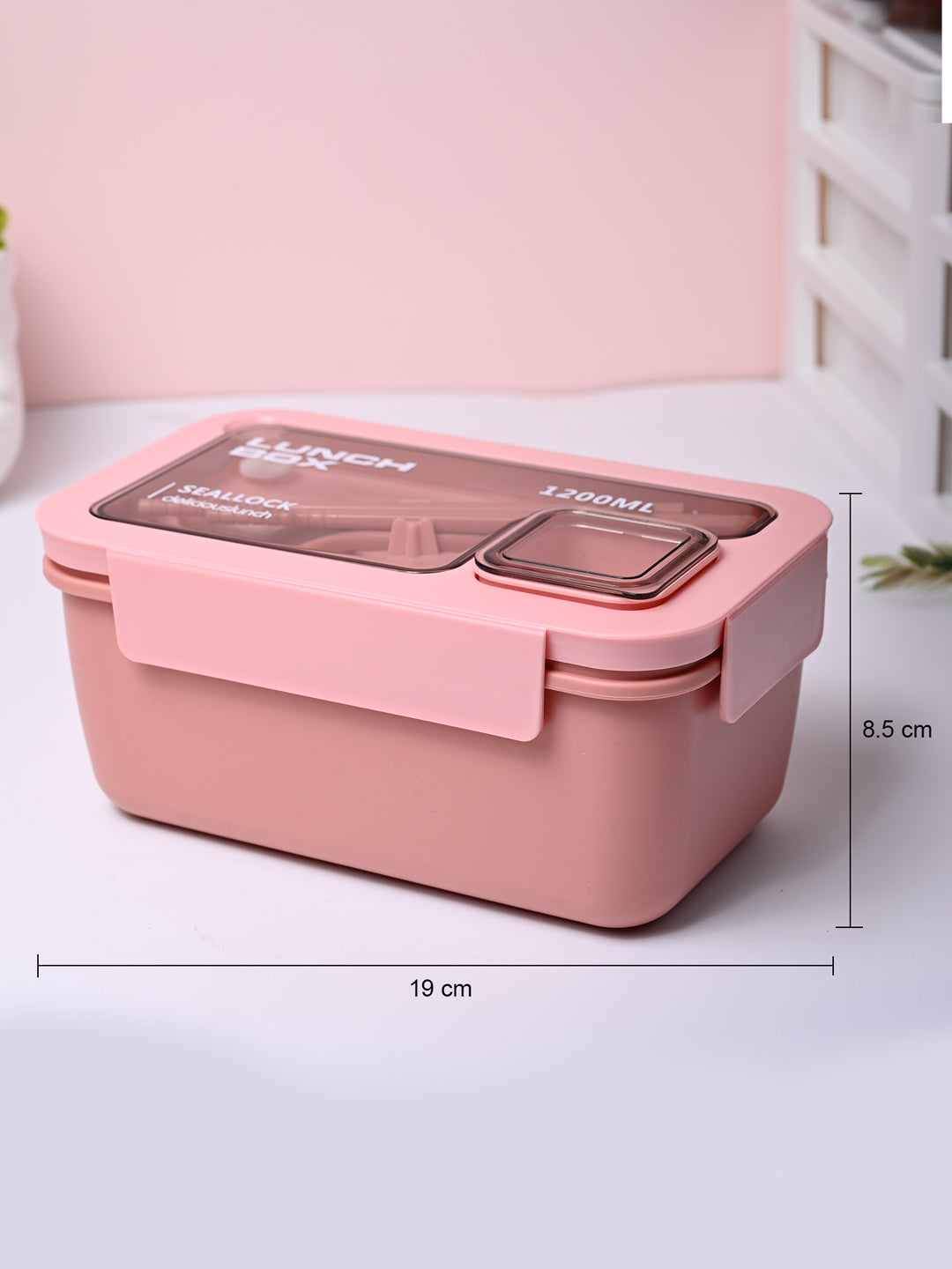 Pink Lunch Box Set (1200ml + 40ml) - MARKET99