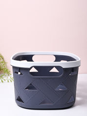 Grey Matte Rectangle Baskets (Set of 2) - MARKET99