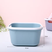 Blue Square Baskets (Set of 2)