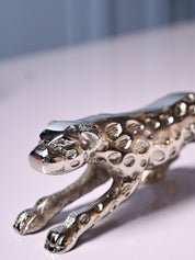 VON CASA Silver Leopard Decor Object - MARKET99