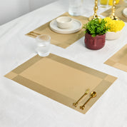 VON CASA Golden Placemat Set Of 6