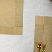 VON CASA Golden Placemat Set Of 6