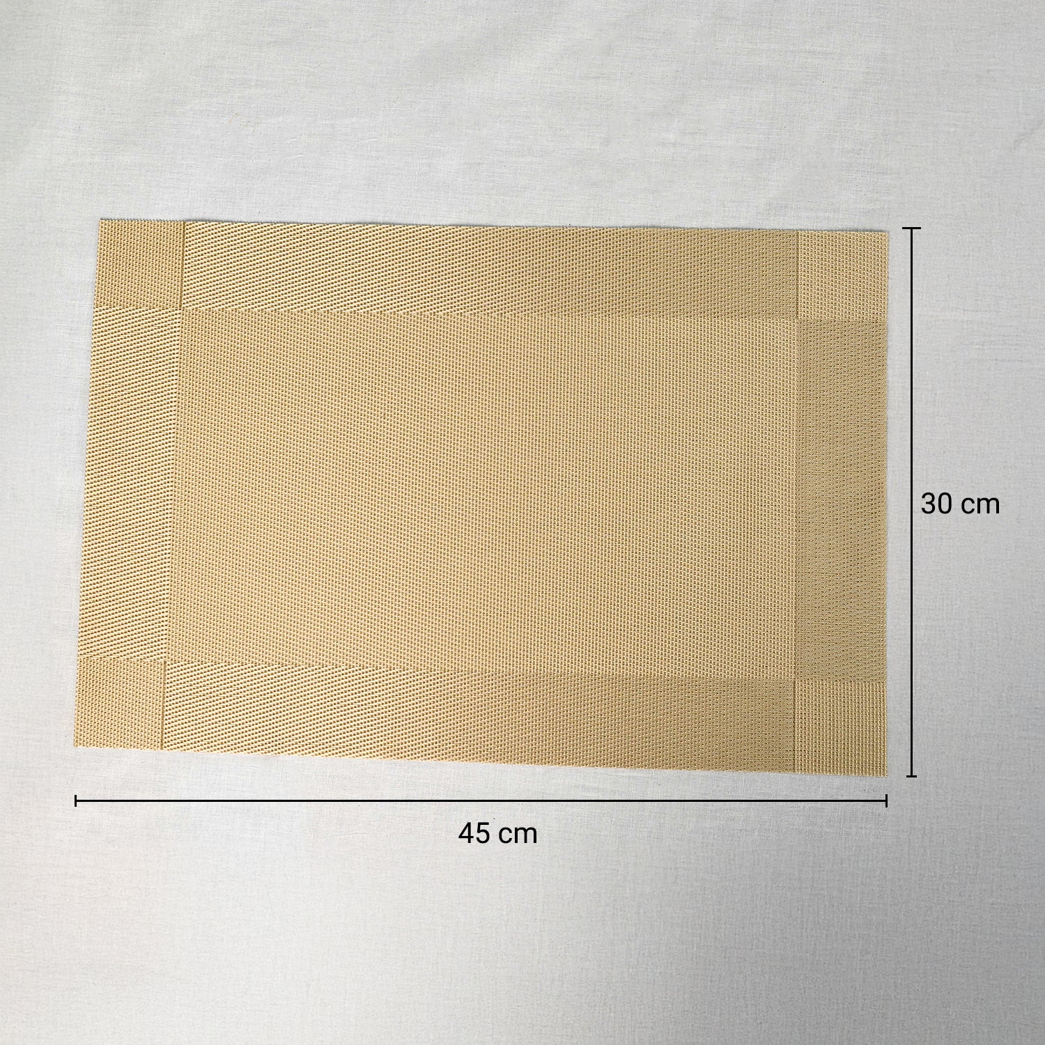 VON CASA Golden Placemat Set Of 6