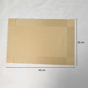 VON CASA Golden Placemat Set Of 6