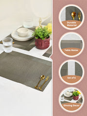 VON CASA Green Placemat Set Of 6