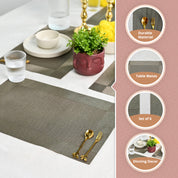 VON CASA Green Placemat Set Of 6