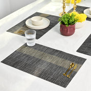 VON CASA Black Placemat Set Of 6