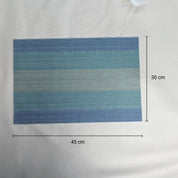 VON CASA Light Blue Placemat Set Of 6