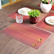 VON CASA Red Placemat Set Of 6