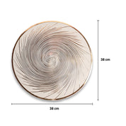 VON CASA Golden Placemat Set Of 2